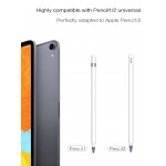 Чехол TPU Goojodoq для наконечника стилуса Apple Pencil (1-2 поколение) (8шт) Grey