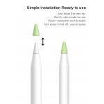 Чехол TPU Goojodoq для наконечника стилуса Apple Pencil (1-2 поколение) (8шт) Grey