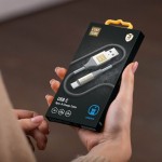 Кабель Luxe Cube Armored USB-Type-C 1m Grey (8886668688949)