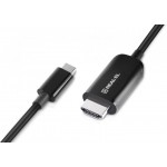 Кабель REAL-EL CHD-180 Type-C-HDMI 4K 60Hz 1.8m Black (EL123500044)