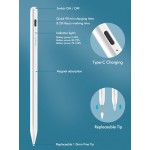 Стилус для планшета Apple iPad 2018-2021 Goojodoq 11 Gen Magnetic Type-C 1mm White