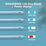 Стилус для планшета Apple iPad 2018-2021 Goojodoq 11 Gen Magnetic Type-C 1mm White