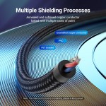 Удлинитель Audio 3.5мм-2RCA Vention F/2xF gold-plated 0.3m Black (BCOHY)