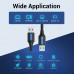 Кабель USB-USB 3.0 Vention F/F PVC Round 5Gbps 2m Black (CONBH)