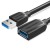 Удлинитель USB-USB 3.0 Vention F/M Flexible Round 5Gbps 1.5m Black (VAS-A45-B150)