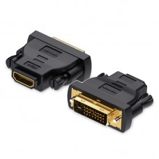 Адаптер HDMI-DVI-D Vention (DVI 24+1-HDMI 1.4) M/F 1080P 60Hz Black (ECDB0)