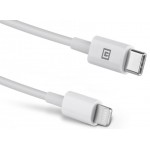 Кабель REAL-EL USB Type-C-Lightning 2m White (4743304104697)