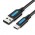 Кабель USB-Type-C Vention PVC nickel-plated 3A 480Mbps 1m Black (COKBF)