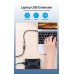 Адаптер Type-C-USB 3.0 Vention nickel-plated 5Gbps 3A 0.15m Gray (CCXHB)
