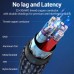 Адаптер Type-C-USB 3.0 Vention nickel-plated 5Gbps 3A 0.15m Gray (CCXHB)