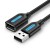 Удлинитель USB-USB 2.0 Vention F/M PVC Round nickel-plated 480Mbps 5m Black (CBIBJ)