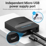 Адаптер MicroHDMI-VGA v.1.4 Vention 1080P 60Hz 0.15m 3.5 audio microusb power Black (AGBBB)