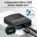 Адаптер MicroHDMI-VGA v.1.4 Vention 1080P 60Hz 0.15m 3.5 audio microusb power Black (AGBBB)