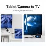 Адаптер MicroHDMI-VGA v.1.4 Vention 1080P 60Hz 0.15m 3.5 audio microusb power Black (AGBBB)