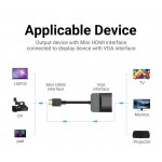 Адаптер MiniHDMI-VGA v.1.4 Vention 1080P 60Hz 0.15m 3.5 audio microusb power Black (AGABB) Адаптер MiniHDMI-VGA v.1.4 Vention 1080P 60Hz 0.15m 3.5 audio microusb power Black (AGABB)