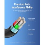 Кабель Type-C-MicroUSB Vention PVC 3A 480Mbps nickel-plated 1m Black (COVBF)