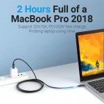 Кабель Type-C-Type-C Vention TPE Round PD 100W 5A 480Mbps 0.5m Black (COTBD) Кабель Type-C-Type-C Vention TPE Round PD 100W 5A 480Mbps 0.5m Black (COTBD)