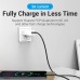 Кабель Type-C-Type-C Vention TPE Round PD 60W 3A 480Mbps 1.5m Black (COSBG)