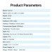 Кабель Type-C-Type-C Vention TPE Round PD 60W 3A 480Mbps 1.5m Black (COSBG)