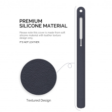 Чехол TPU Goojodoq Textured для стилуса Apple Pencil 2 Black