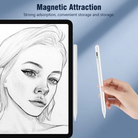 Стилус для планшета Apple iPad 2018-2021 Goojodoq 11 Gen Plus Bluetooth Magnetic 0.6mm White