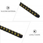 Чехол TPU Goojodoq Flowers Magnetic для стилуса Apple Pencil 2 Black