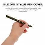 Чехол TPU Goojodoq Flowers Magnetic для стилуса Apple Pencil 2 Black
