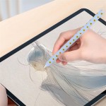 Чехол TPU Goojodoq Flowers Magnetic для стилуса Apple Pencil 2 Sky Blue