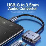 Адаптер Audio 2 ni 1 Type-C-3.5мм Vention M/2xF 1.5A nickel-plated 0.10m Black (BGSHA) Адаптер Audio 2 ni 1 Type-C-3.5мм Vention M/2xF 1.5A nickel-plated 0.10m Black (BGSHA)
