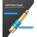 Адаптер Audio 6.35мм-RCA Vention M/F gold-plated Blue (VDD-C03)