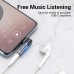 Адаптер Audio Type-C-3.5мм Vention Aluminum Alloy 90° Right M/F nickel-plated Black (BGWH0)