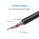 Кабель Audio 6.35мм-XLR Vention TRS PVC M/F nickel-plated 10m Black (BBEBL)