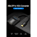 Адаптер MiniDisplayPort-VGA Vention 1080P 60Hz gold-plated 0.15m Black (HBDBB)