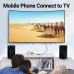 Адаптер Type-C-HDMI v.1.4 Vention 4K 30Hz gold-plated 0.15m Black (TDCBB)