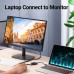 Адаптер Type-C-HDMI v.1.4 Vention 4K 30Hz gold-plated 0.15m Black (TDCBB)
