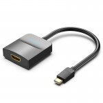 Адаптер Type-C-HDMI v.1.4 Vention 4K 30Hz gold-plated 0.15m Black (TDCBB) Адаптер Type-C-HDMI v.1.4 Vention 4K 30Hz gold-plated 0.15m Black (TDCBB)