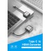 Адаптер Type-C-HDMI v.1.4 Vention Upgrade 4K 30Hz gold-plated 0.15m Grey (TDAHB)