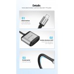 Адаптер Type-C-HDMI v.1.4 Vention Upgrade 4K 30Hz gold-plated 0.15m Grey (TDAHB) Адаптер Type-C-HDMI v.1.4 Vention Upgrade 4K 30Hz gold-plated 0.15m Grey (TDAHB)