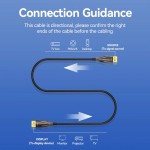 Кабель DisplayPort-DisplayPort v1.4 Vention Optical Zinc PVC 8K 60Hz 4K 144Hz 2K 165Hz 32Gbps 10m Black (HCBBL)