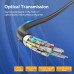 Кабель DisplayPort-DisplayPort v1.4 Vention Optical Zinc PVC 8K 60Hz 4K 144Hz 2K 165Hz 32Gbps 30m Black (HCBBT)