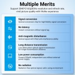 Кабель HDMI-HDMI v.2.0 Vention Optical Zinc PVC 4K 60Hz 18Gbps gold-plated 15m Black (ALABN) Кабель HDMI-HDMI v.2.0 Vention Optical Zinc PVC 4K 60Hz 18Gbps gold-plated 15m Black (ALABN)