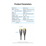 Кабель HDMI-HDMI v.2.0 Vention Optical Zinc PVC 4K 60Hz 18Gbps gold-plated 20m Black (ALABQ)
