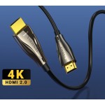 Кабель HDMI-HDMI v.2.0 Vention Optical Zinc PVC 4K 60Hz 18Gbps gold-plated 20m Black (ALABQ)