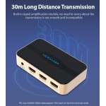 Сплиттер Video 2 In 1 HDMI-HDMI v.1.4 Vention F/4xF 4k 30Hz gold-plated Black/Gold (ACBG0)