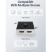 Сплиттер Video 2 In 1 HDMI-HDMI v.2.0 Vention F/2xF 4k 60Hz gold-plated Black (AFLI0)