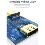 Сплиттер Video 2 In 1 HDMI-HDMI v.2.0 Vention F/2xF 4k 60Hz gold-plated Black (AFLI0)