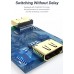Сплиттер Video 2 In 1 HDMI-HDMI v.2.0 Vention F/2xF 4k 60Hz gold-plated Black (AFLI0)