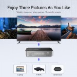 Сплиттер Video 3 In 1 HDMI-HDMI v.2.0 Vention F/3xF 4k 60Hz (Support: 20m HDR 3D) gold-plated Black (