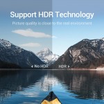 Сплиттер Video 3 In 1 HDMI-HDMI v.2.0 Vention F/3xF 4k 60Hz (Support: 20m HDR 3D) gold-plated Black (