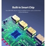 Сплиттер Video 4 In 1 HDMI-HDMI v.1.4 Vention F/4xF 4k 30Hz gold-plated Black/Gold (ACCG0)